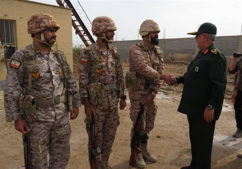 بازدید سردار پاکپور از نقاط صفر مرزی جنوب غرب +عکس