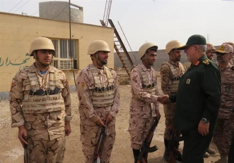 بازدید سردار پاکپور از نقاط صفر مرزی جنوب غرب +عکس