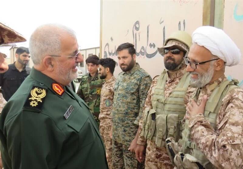 بازدید سردار پاکپور از نقاط صفر مرزی جنوب غرب +عکس