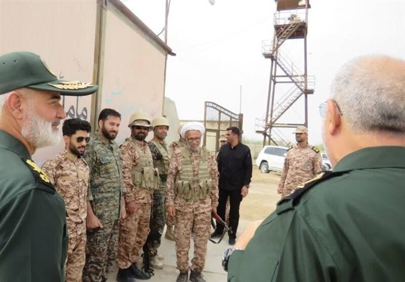 بازدید سردار پاکپور از نقاط صفر مرزی جنوب غرب +عکس