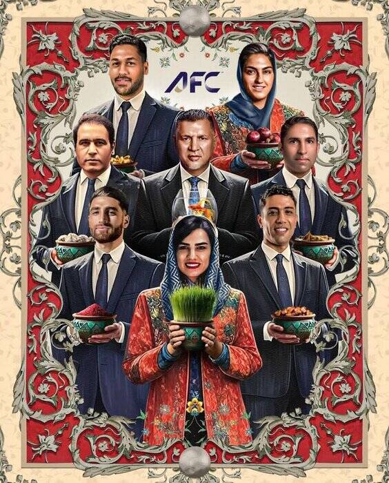 اعتراض باشگاه استقلال به پوستر نوروزی AFC + عکس 3
