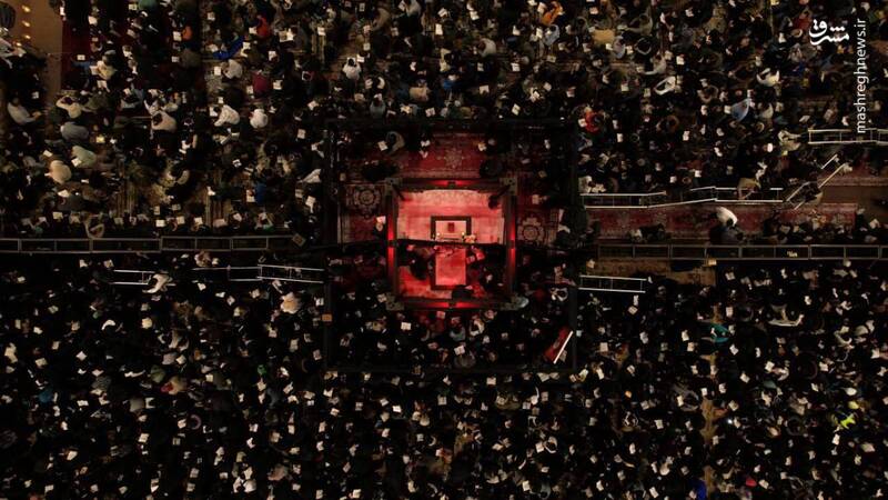 فیلم/ احیای شب بیست و سوم رمضان در جوار مزار شهید نصرالله