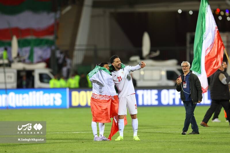 عکس/ جشن صعود ایران به جام جهانی ٢٠٢۶