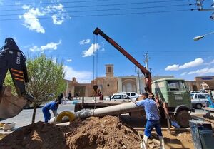 دومین فرونشست زمین در بافت تاریخی یزد