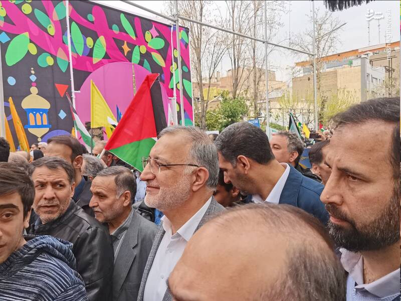 راهپیمایی روز قدس در تهران/ لبیک پایتختنشینان به ندای مظلومیت مردم فلسطین+ عکس و فیلم