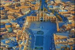 ویدئویی از میدان امیرچخماق ؛ قلب تپنده یزد