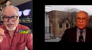 وقتی سلطنت‌طلبان رضا پهلوی را با خاک یکسان کردند!+ فیلم