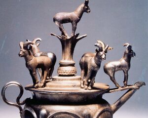 تصویری از کتری متعلق به قرن هفتم پیش از میلاد