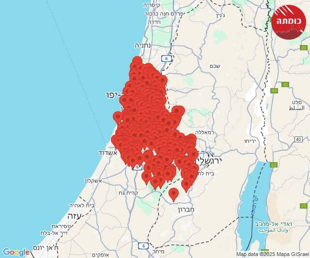 حمله موشکی یمن به سرزمینهای اشغالی