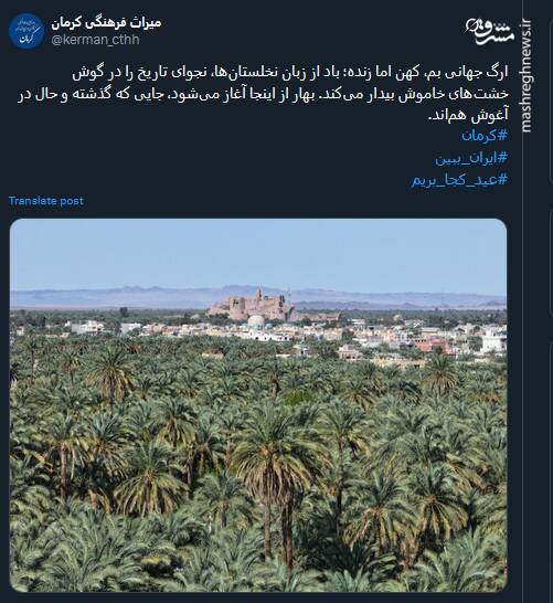 تصویری از ارگ جهانی بم، کهن اما زنده