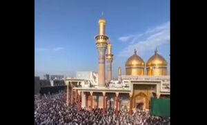 فیلم/ اقامه نماز عید فطر در کاظمین