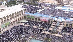 حضور در نماز عید فطر، پیام روشن مردم است