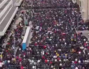 نماز باشکوه عید فطر در مسکو!+ فیلم