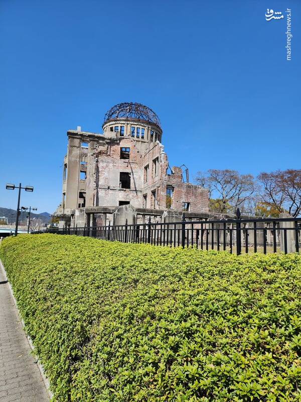 تصویری از گنبد بمب اتم در ژاپن