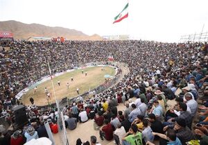 عکس/ رقابت‌های کشتی با چوخه گود زینل‌خان اسفراین