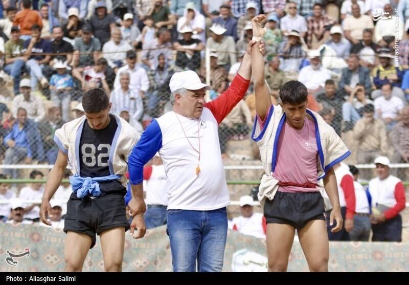 عکس/ رقابتهای کشتی با چوخه گود زینلخان اسفراین