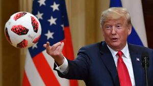 پاس گل تجاری ترامپ به تهران پاس گل تجاری ترامپ به تهران