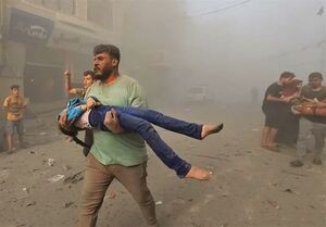 دفاع شهری غزه: پیکر هزاران شهید زیر آوار مانده‌‌اند