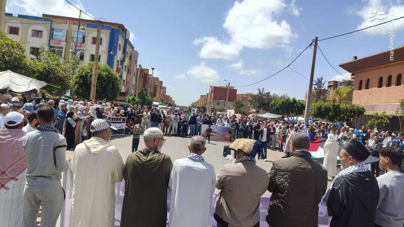 عکس/ تظاهرات مردم مغرب در حمایت از غزه و مقاومت