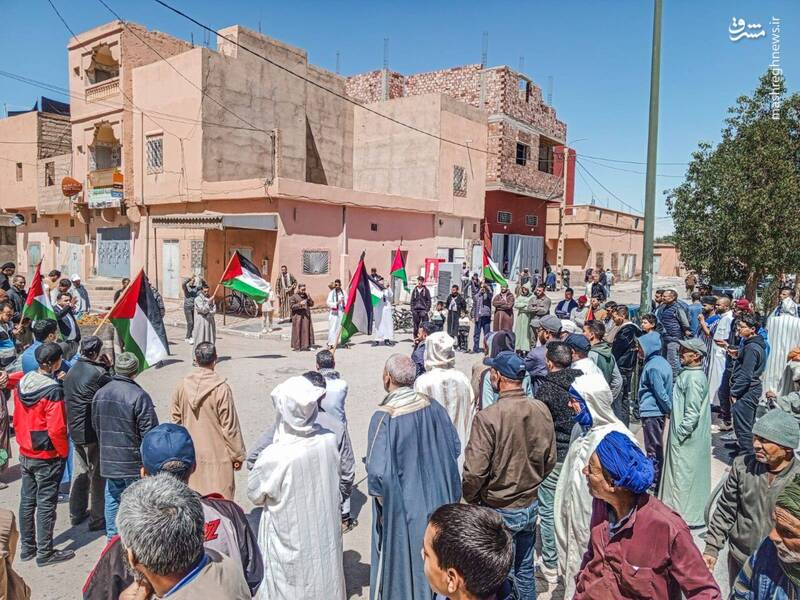 عکس/ تظاهرات مردم مغرب در حمایت از غزه و مقاومت