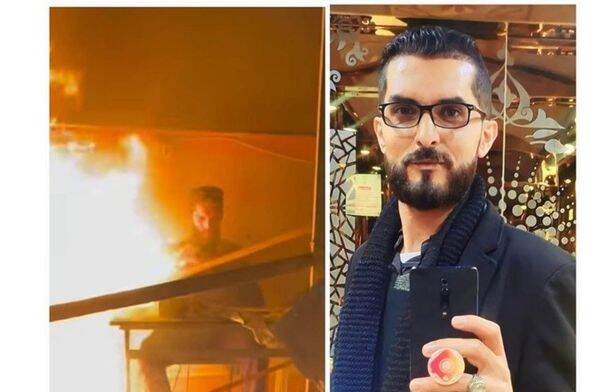 احتراق صحفی فلسطینی حیًا فی مقطع فیدیو یهز الرأی العام العربی والعالمی