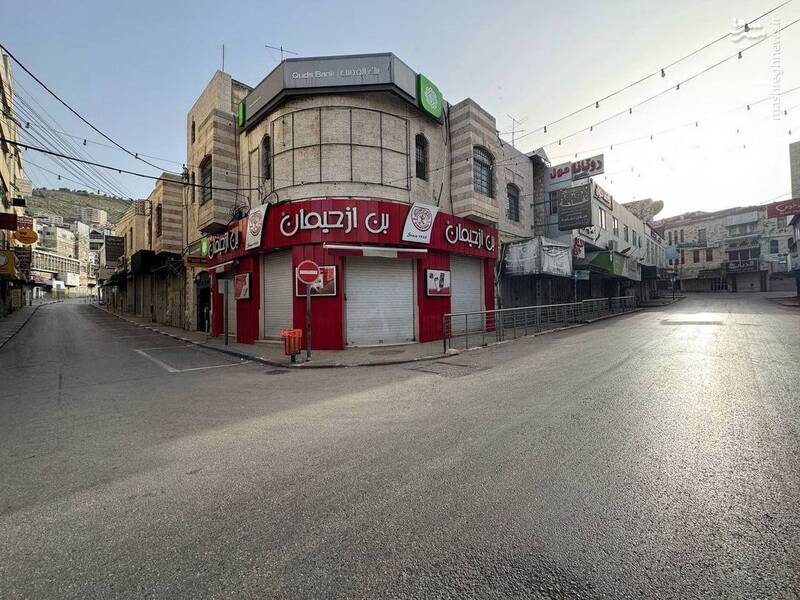 فیلم/ اعتصاب گسترده در کرانه باختری در محکومیت جنگ غزه