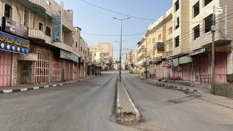 فیلم/ اعتصاب گسترده در کرانه باختری در محکومیت جنگ غزه