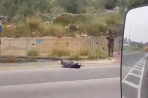 هدف قرار دادن زن فلسطینی توسط نظامیان در کرانه باختری