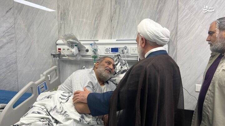 عیادت رئیس قوه قضاییه از مجتبی رحماندوست و سردار بلالی