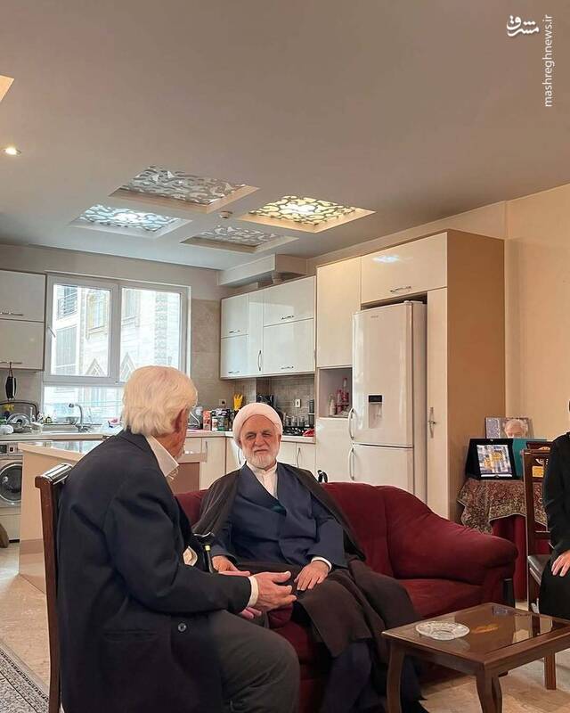 رئیس قوه قضاییه به دیدار عنایتالله بخشی رفت+ عکس