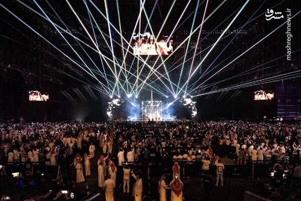 دیسکوی صحرایی در چند کیلومتری مسجدالنبی (ص) +فیلم