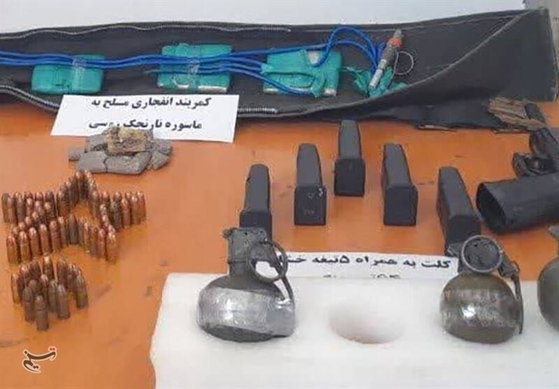 تجهیزات کشف شده از تیم تروریستی در کردستان +عکس