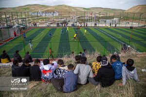 عکس/ فوتبالی لالیگای در دل روستاهای کردستان