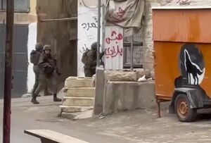 فیلم/ یورش نظامیان صهیونیست به اردوگاه قلندیا