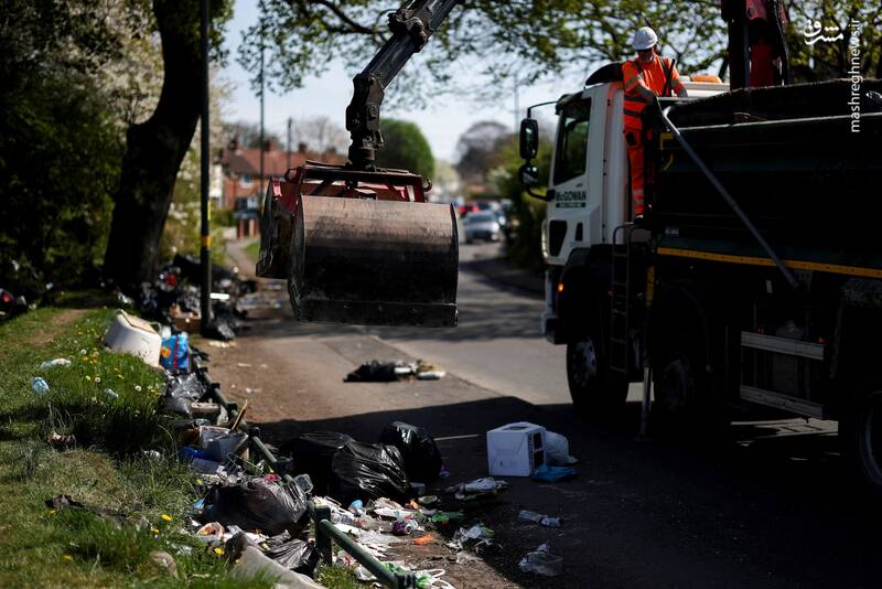 عکس/ دفن دومین شهر بزرگ انگلیس در زباله!