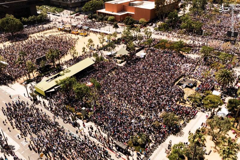 تجمعات گسترده مبارزه علیه الیگارشی در آمریکا ادامه دارد