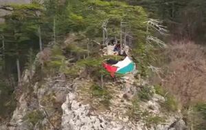 فیلم/ برافراشتن پرچم فلسطین بر فراز کوه‌ها در بوسنی