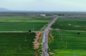 نمایی دیدنی از جاده بهبهان بندر دیلم