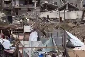 فیلم/ حمله مجدد اسرائیل به چادرهای آوارگان فلسطینی در خان یونس