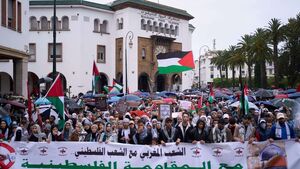 اعتراض مراکشی‌ها به پهلوگیری کشتی عازم به اراضی اشغالی