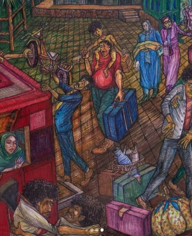 برگزاری نمایشگاه نقاشیهای پایتخت ۷ و آثار سیروس مقدم