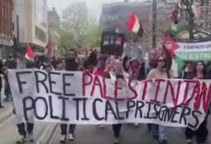 فیلم/ تظاهرات حمایت از فلسطین و غزه در منچستر