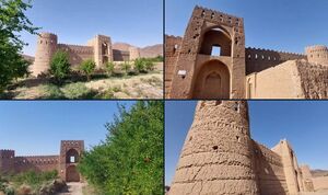 تصاویری از قلعه حسینی در شهر تفت