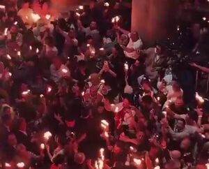 گردهمایی مسیحیان فلسطین در قدس اشغالی+ فیلم