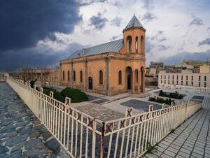 تصویری از کلیسای استپانوس مقدس ارامنه گریگوری در محوطه تاریخی هگمتانه