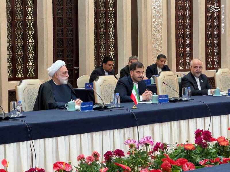 دیدار حجتالاسلام اژهای با رئیس دیوانعالی چین/ تاکید رئیس قوه قضاییه بر ظرفیتهای بالای کشورهای عضو سازمان شانگهای جهت توسعه مناسبات قضایی و حقوقی