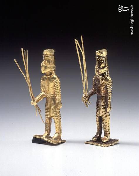 ۴ تندیس طلایی از موبدان زرتشتی +عکس