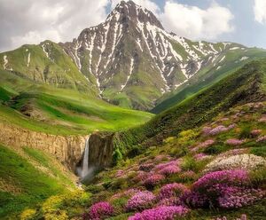 تصویری از مسیر رویایی سه هزار به الموت قزوین