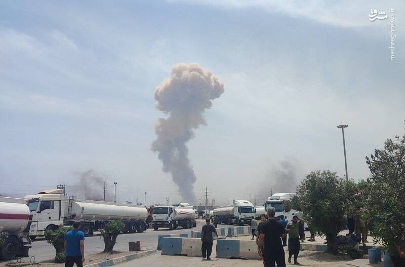 تصاویری از انفجار در بندر شهید رجایی