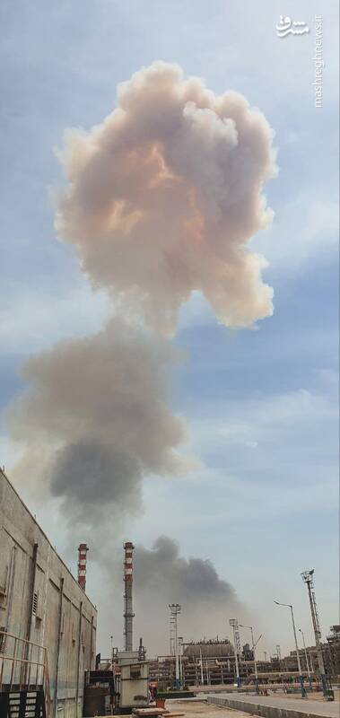 تصاویری از انفجار در بندر شهید رجایی